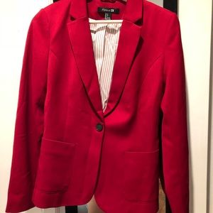 Red Forever 21 Blazer